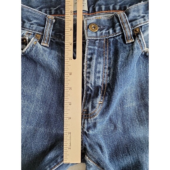 J Crew Mens 32x29 Jeans Urban Slim Fit Straight Cotton Distressed Mid Rise Blue - Picture 2 of 16